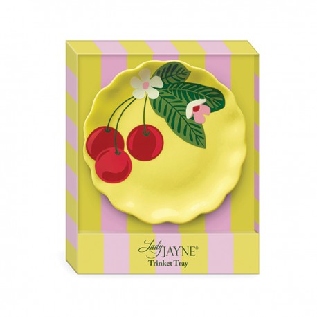 Trinket tray in ceramic - Fruit & Fleur (Cherries)