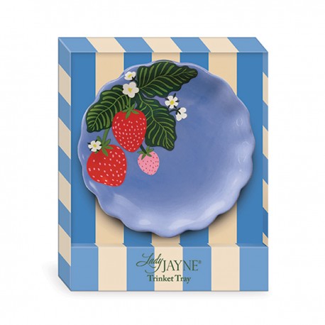 Trinket tray in ceramic - Fruit & Fleur (Strawberries)