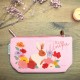 Large pouch in cotton(28x18 cm) - Nature vivante (oiseau)