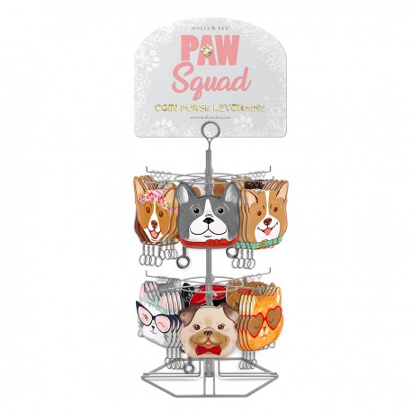 Présentoir rotatif de table pour trousses (6 motifs/8) - PETS