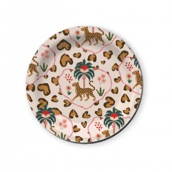 Vide poches kraft (dia. 12,5 cm) - Le Soleil (féline)