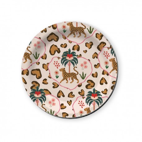 Vide poches kraft (dia. 12,5 cm) - Le Soleil (féline)