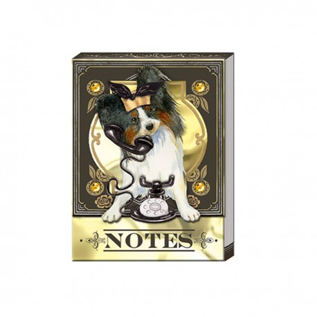 Pocket Carnet Notes 'Chien & Téléphone'