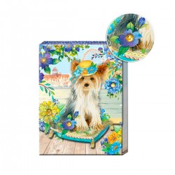Pocket Carnet Notes 'Chien & Coussin'