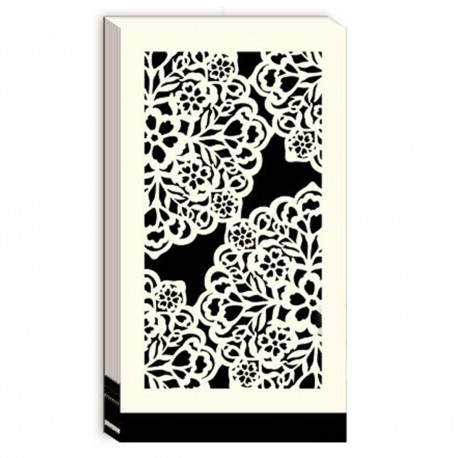 Long notepad (cream lace) - Luxe Lace