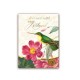 Pocket carnet de notes aimanté - "My Soul" Hummingbird