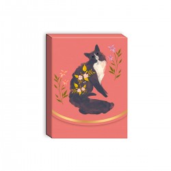 Pocket carnet de notes aimanté - Black cat