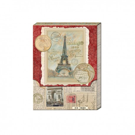 Pocket Carnet Notes 'Paris Newspaper'