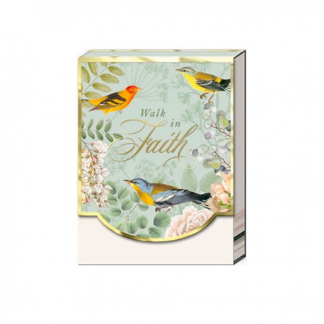 Pocket carnet de notes aimanté - Faith Birds