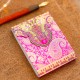 Pocket carnet de notes aimantée Paisley - Fuchsia°