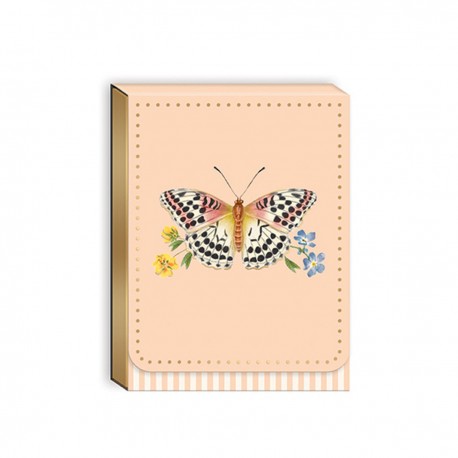 Pocket notepad - Ephemeral Garden (Leopard Butterfly)