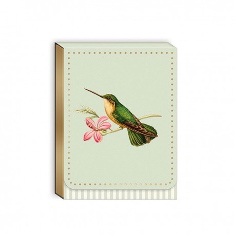Pocket notepad - Ephemeral Garden (Hummingbird)