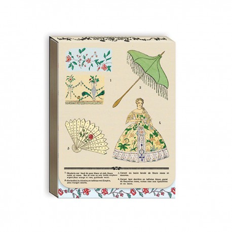 Pocket carnet de notes aimanté - Regalia (Yellow Dress)