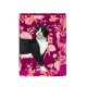 Pocket notepad - Petals and Paws (Tuxedo)