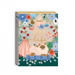 Pocket carnet de notes aimanté - Slow life