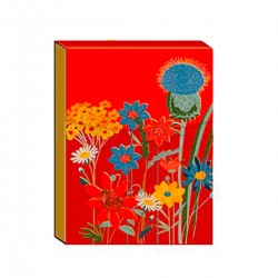 Pocket carnet de notes aimanté - Fleurs des champs