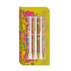 Coffret 4 stylos bille - Timeless Treasures