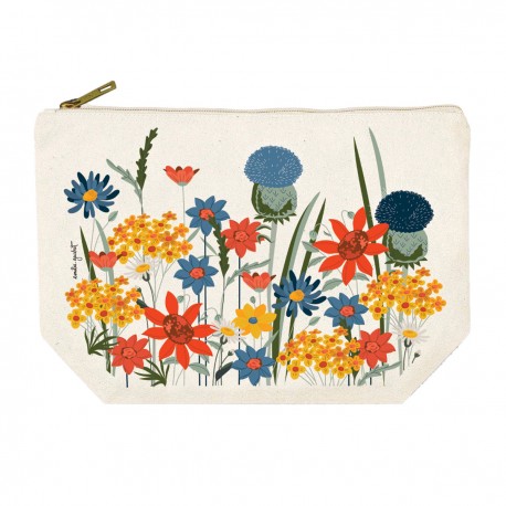 Trousse rectangulaire GM (28x20 cm) - Fleurs des champs