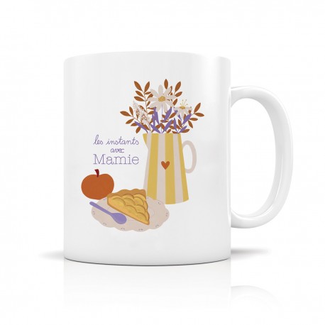 Mug ceramic 350ml - Bouquet d'amour (Mamie chérie)