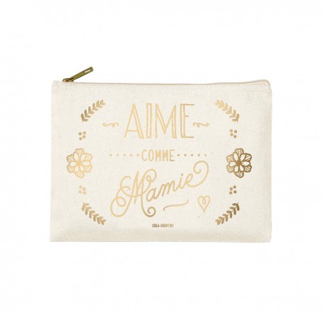 Small pouch - Aime comme mamie