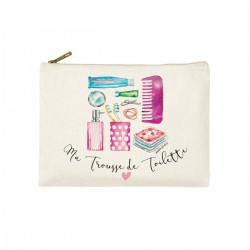 Trousse rectangulaire PM (20x13 cm) - Ma trousse de toilette