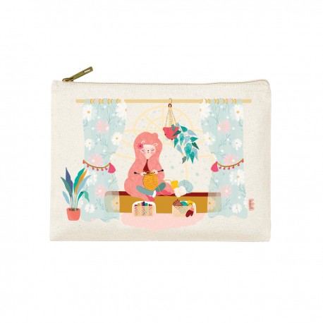 Trousse rectangulaire PM (20x13 cm) - Tricotine