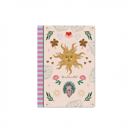 A6 notebook - Le Soleil (brillante)