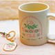 Mug céramique beige mat 350ml - Club N°One (magic daronne)