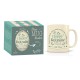 Mug céramique beige mat 350ml - Club N°One (happy retraite)