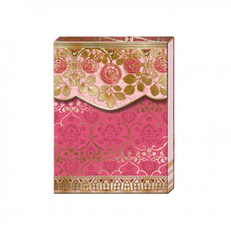 Pocket Carnet Notes 'Cachemire Rose'