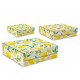 Set 3 boîtes carrées GM 'Botany Yellow'