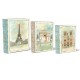 Set 3 boîtes livres GM 'Scenes of Paris'