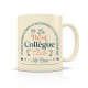 Mug céramique beige mat 350ml - Club N°One (best collègue)