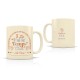 Mug céramique beige mat 350ml - Club N°One (j'ai le temps)