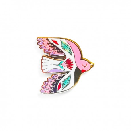 Pin's - Maison bonbon (hirondelle)