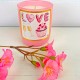 Bougie parfumée 220gr en verre - De l'amour & des cupcakes