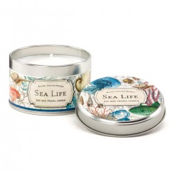 Bougie parfumée (boîte métal, 113 gr) 'Sea Life'