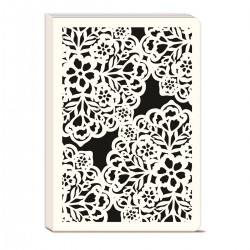 Carnet de notes couverture souple - Luxe Lace (cream lace)