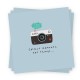 Bamboo Napkin 33x33 cm Camera - Chic Mic