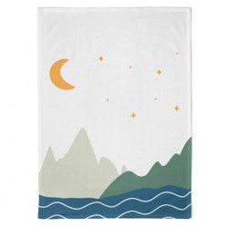 Torchon 100% biologique  moon & mountains de Chic Mic
