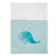 100% organic cotton tea towel Happy Whale of Chic Mic
