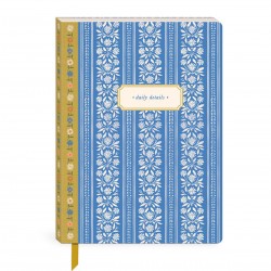Carnet de notes quotidien - Sweet boutique (blue stripes)