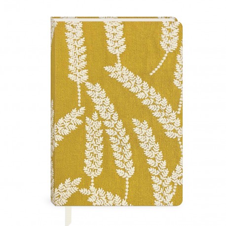 Large fabric journal - Sweet boutique (wheat)