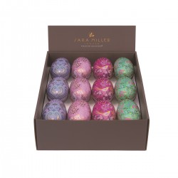 Présentoir 24 oeufs à garnir GM (4 motifs) en métal - Sara Miller