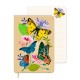 Carnet de notes couverture souple - Vintage Floral (Butterflies)