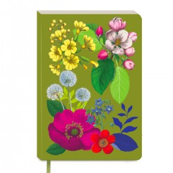 Carnet de notes couverture souple - Vintage Floral (Floral)