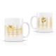 White ceramic mug 12oz - Nature vivante (maîtresse)