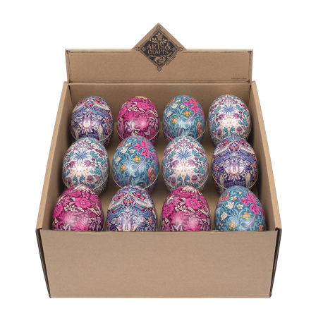 Présentoir 24 oeufs à garnir GM (3 motifs) en métal - William Morris 