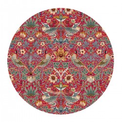 Assiette d'ornement en métal imprimé - William Morris (Hyacinth)