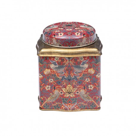 Boîte à thé 200g en métal - William Morris (Strawberry Thief Blue)